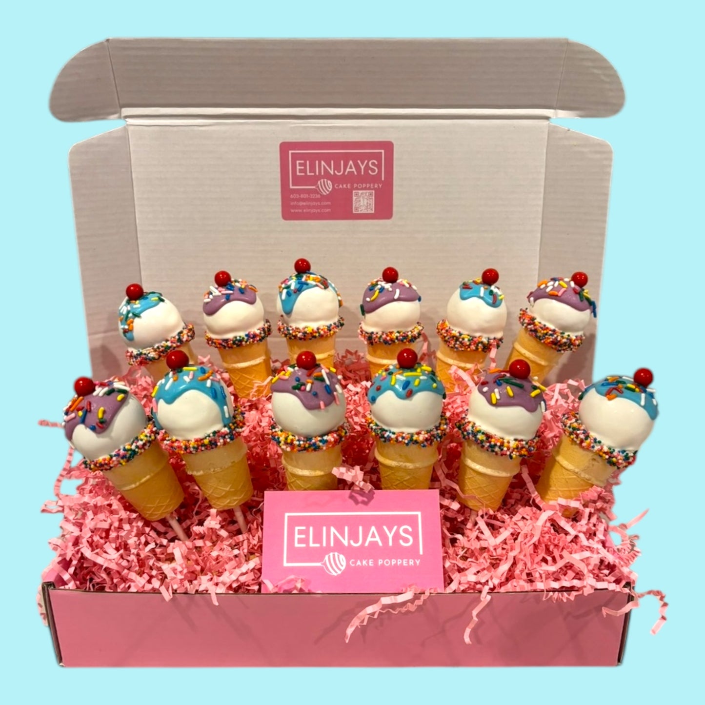 Ice Cream Cone Cake Pops