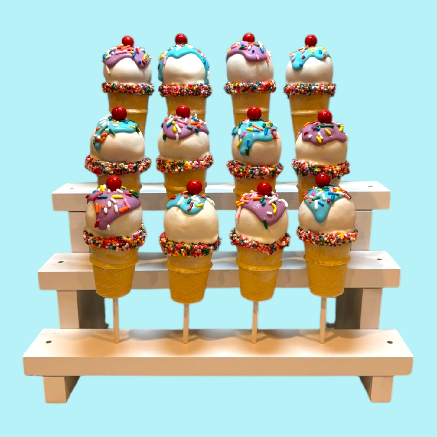 Ice Cream Cone Cake Pops