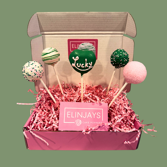 Pink and Green Lucky Pops