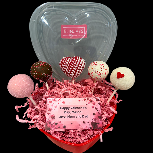 Heart Shaped Valentine's Box Filled With Cake Pops!